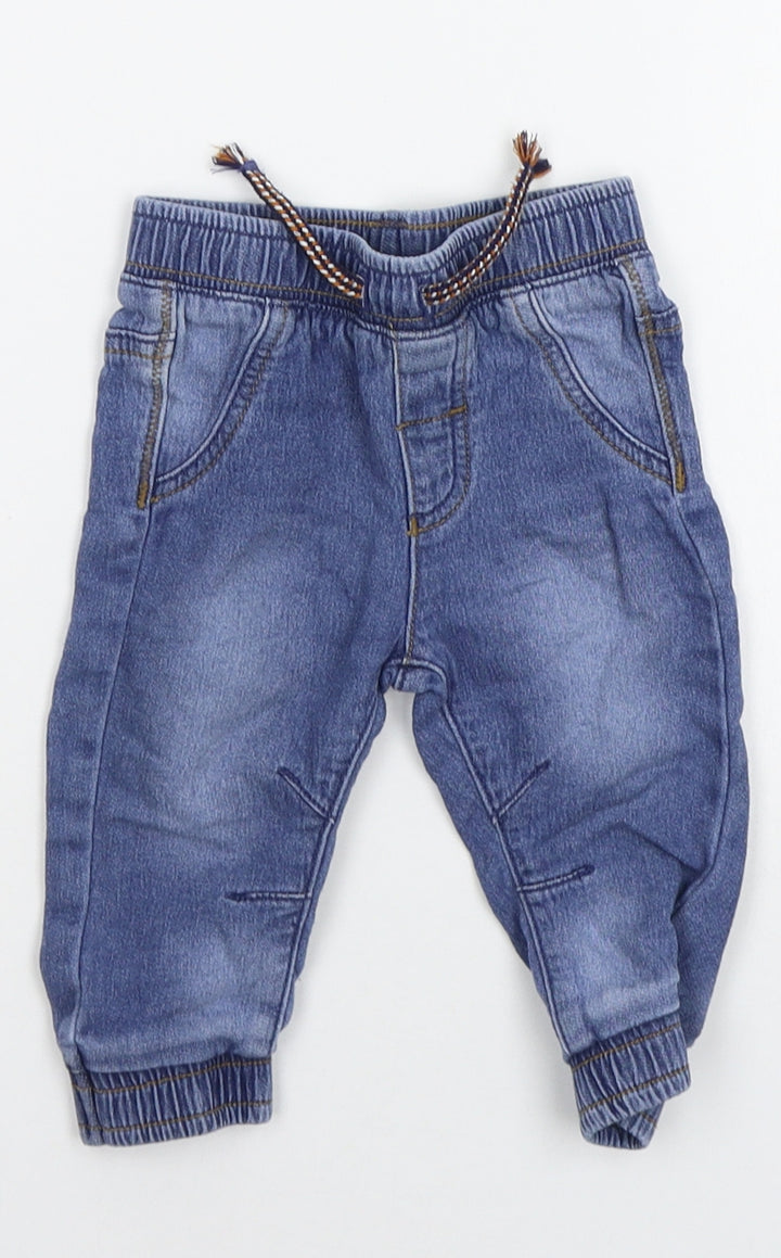 Nutmeg Baby Blue   Jogger Jeans Size 6-9 Months