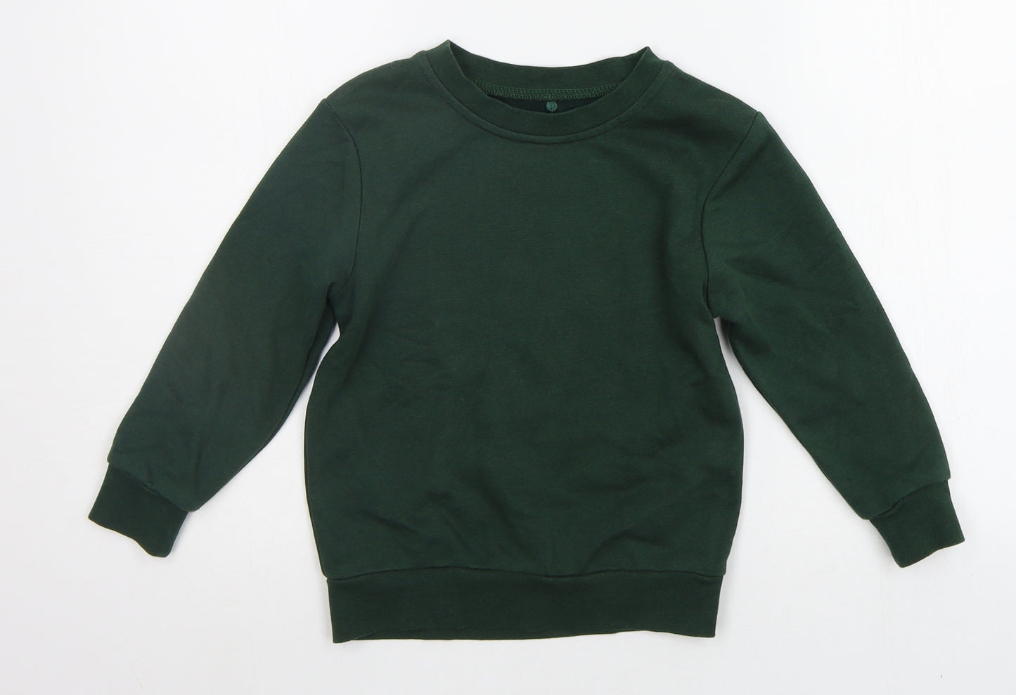 George Girls Green   Pullover Jumper Size 4-5 Years