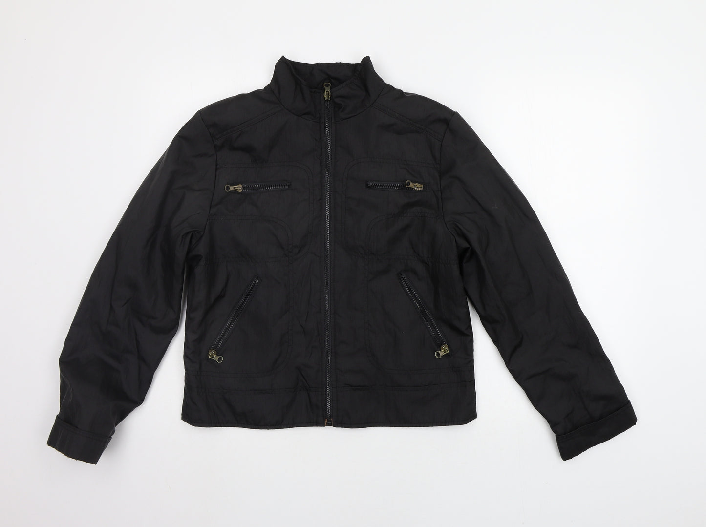 Clyde Womens Black   Jacket Coat Size 12