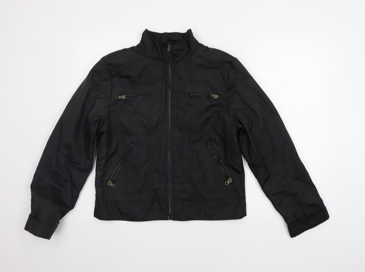 Clyde Womens Black   Jacket Coat Size 12