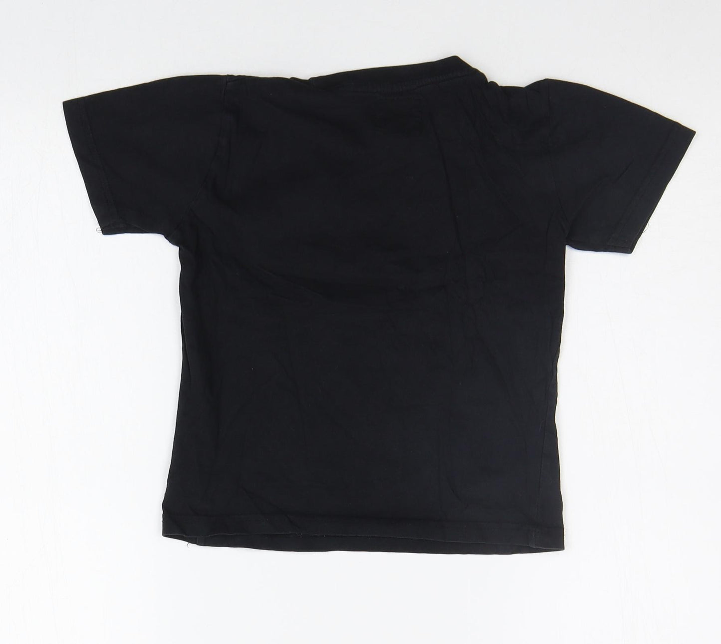 carr Boys Black   Basic T-Shirt Size 6-7 Years