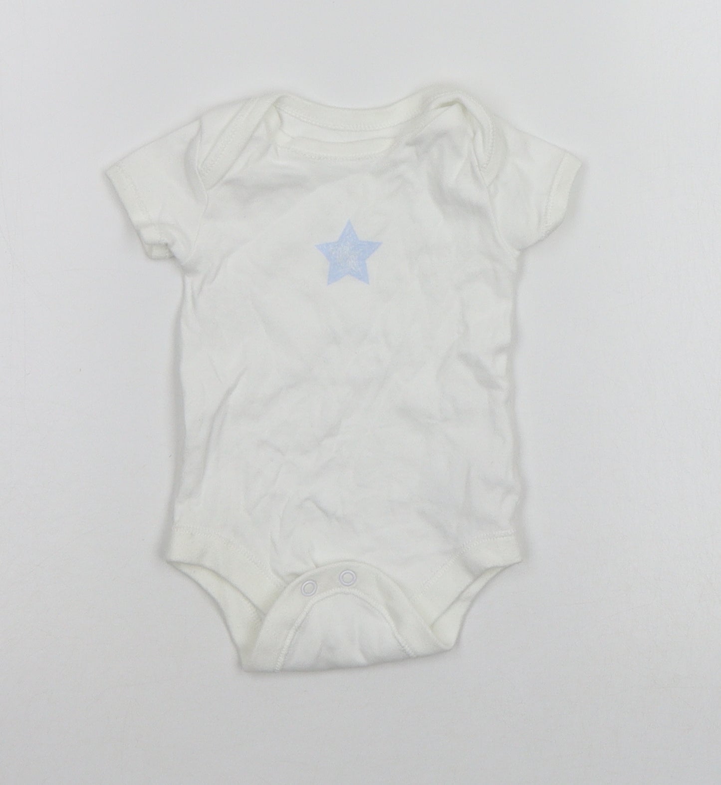 Matalan Baby White   Babygrow One-Piece Size 3-6 Months