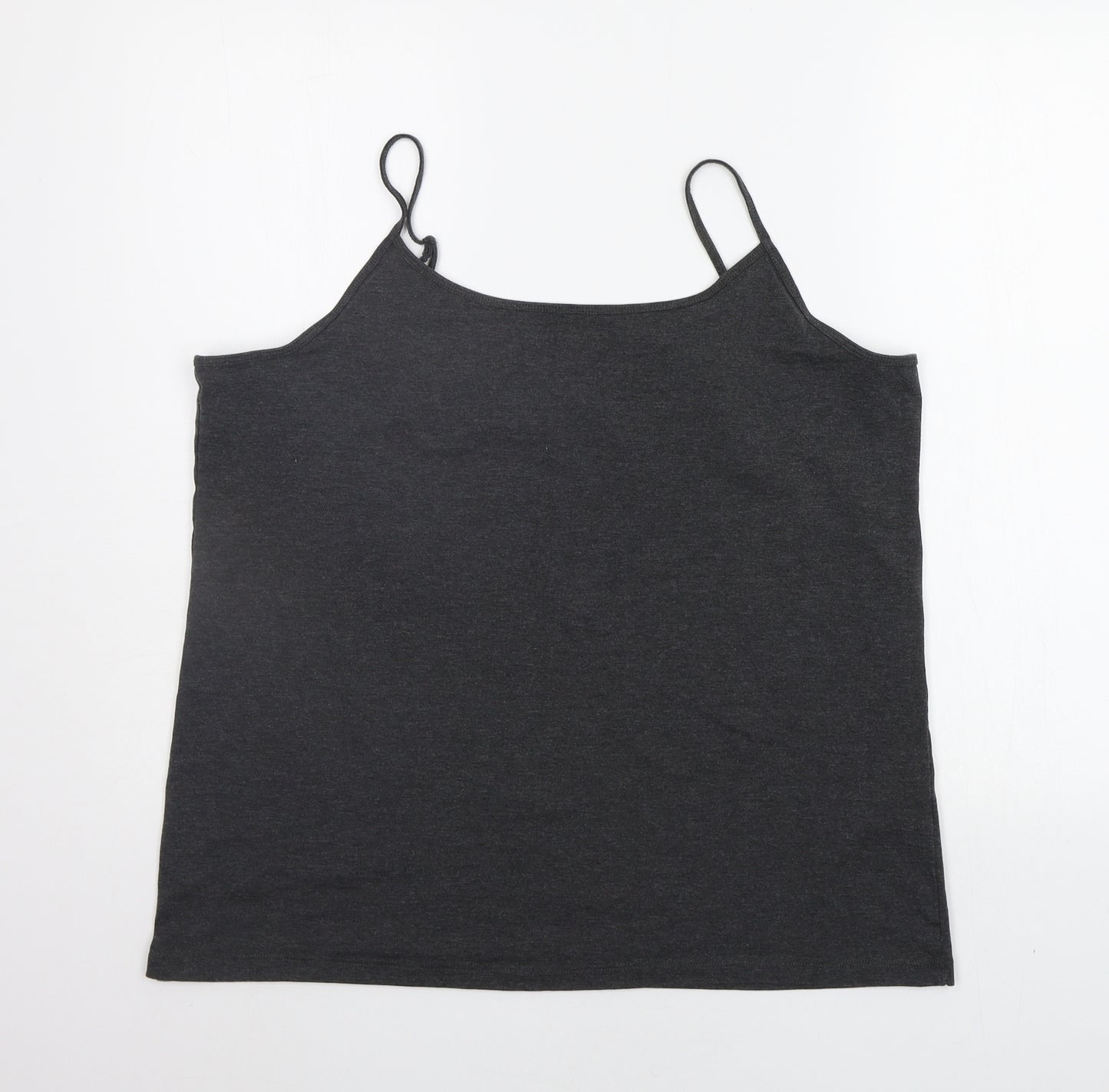 Primark Womens Grey   Basic Tank Size 2XL