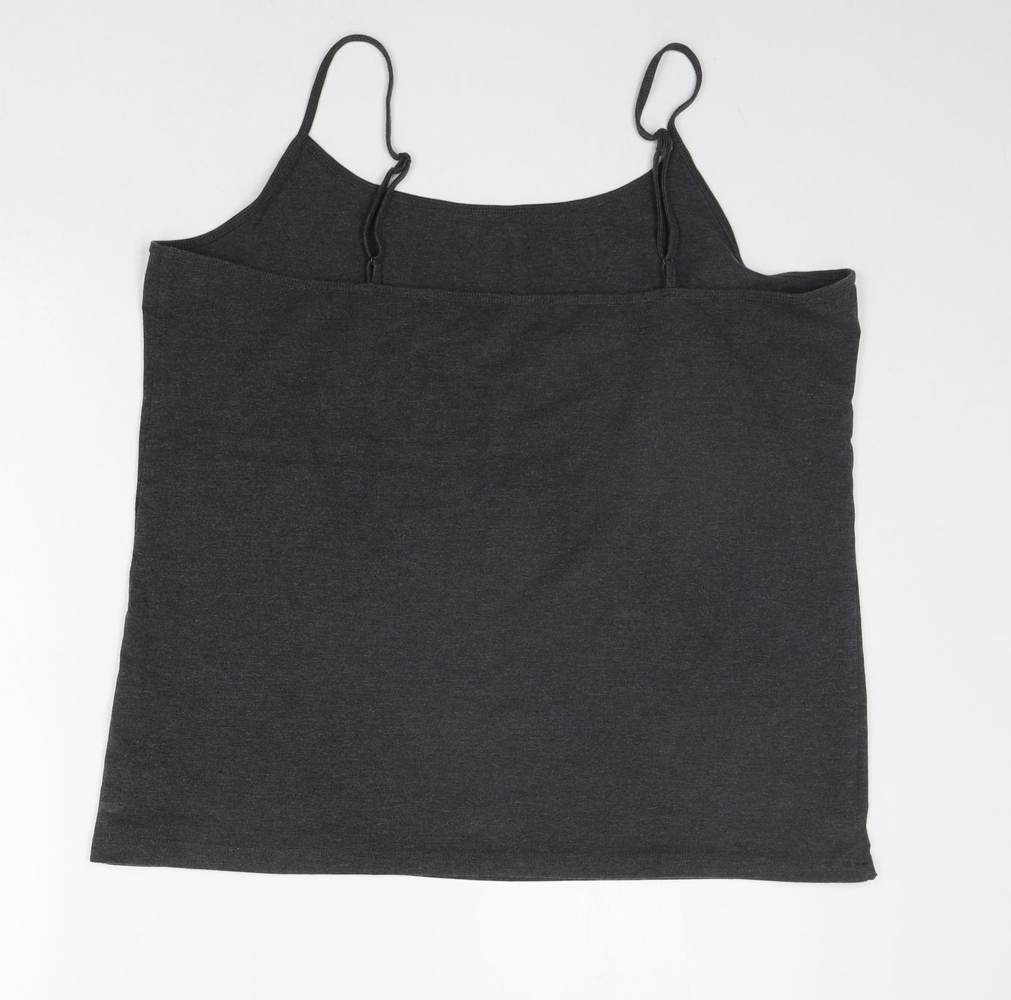 Primark Womens Grey   Basic Tank Size 2XL