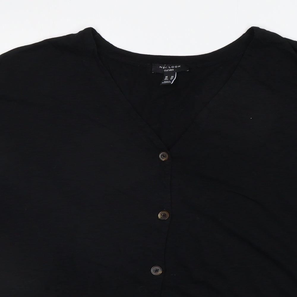 New Look Womens Black   Basic T-Shirt Size 20