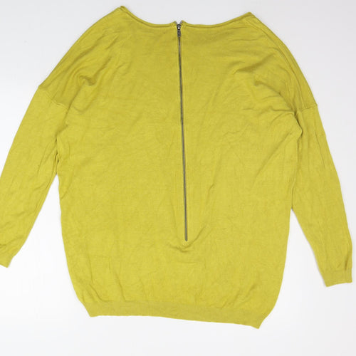 Atmsophere Womens Yellow   Pullover Jumper Size L