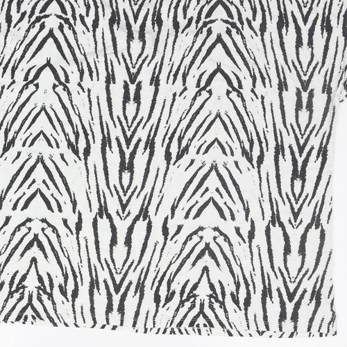 Love Tees Womens Black Animal Print  Top Pyjama Top Size 20