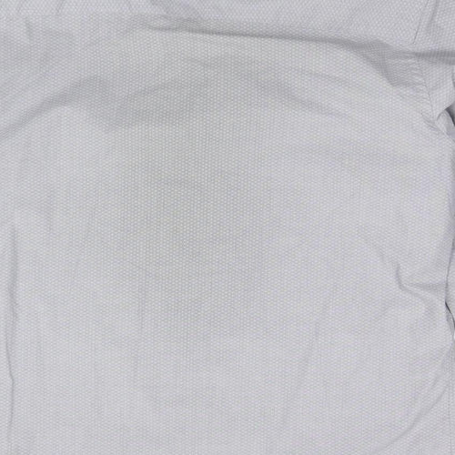 T&W Mens Grey    Button-Up Size 16.5