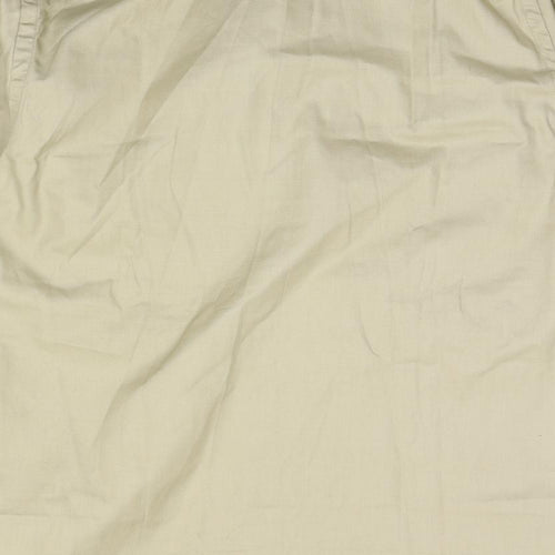 Argatta Mens Beige    Button-Up Size M