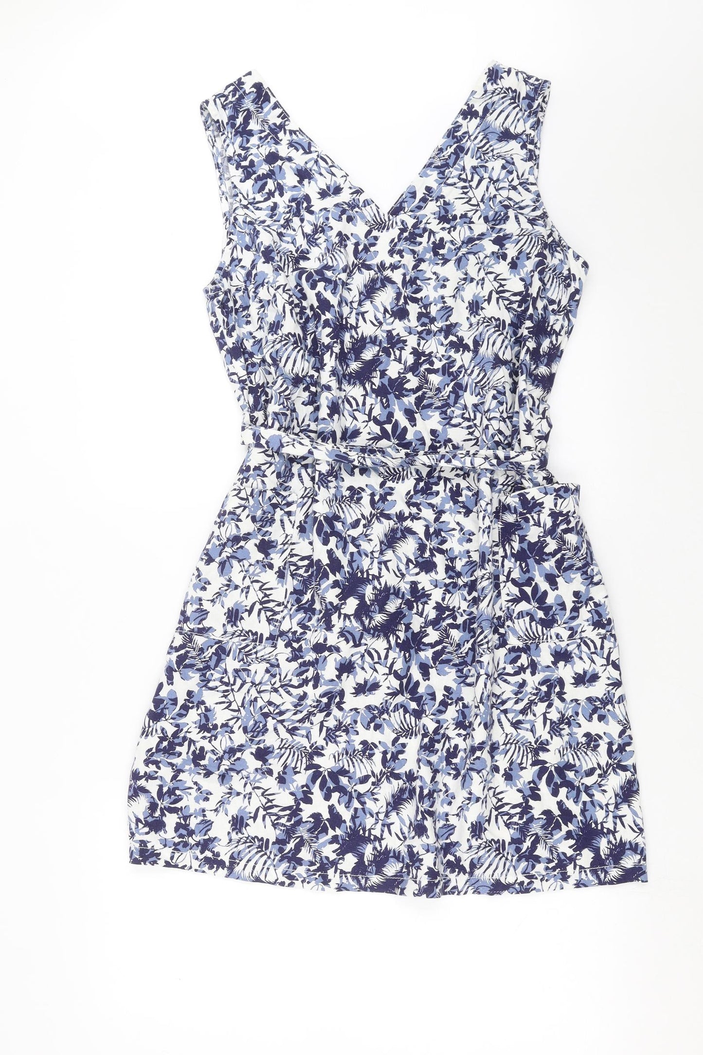 Papaya Womens Blue Floral  Shift  Size 16