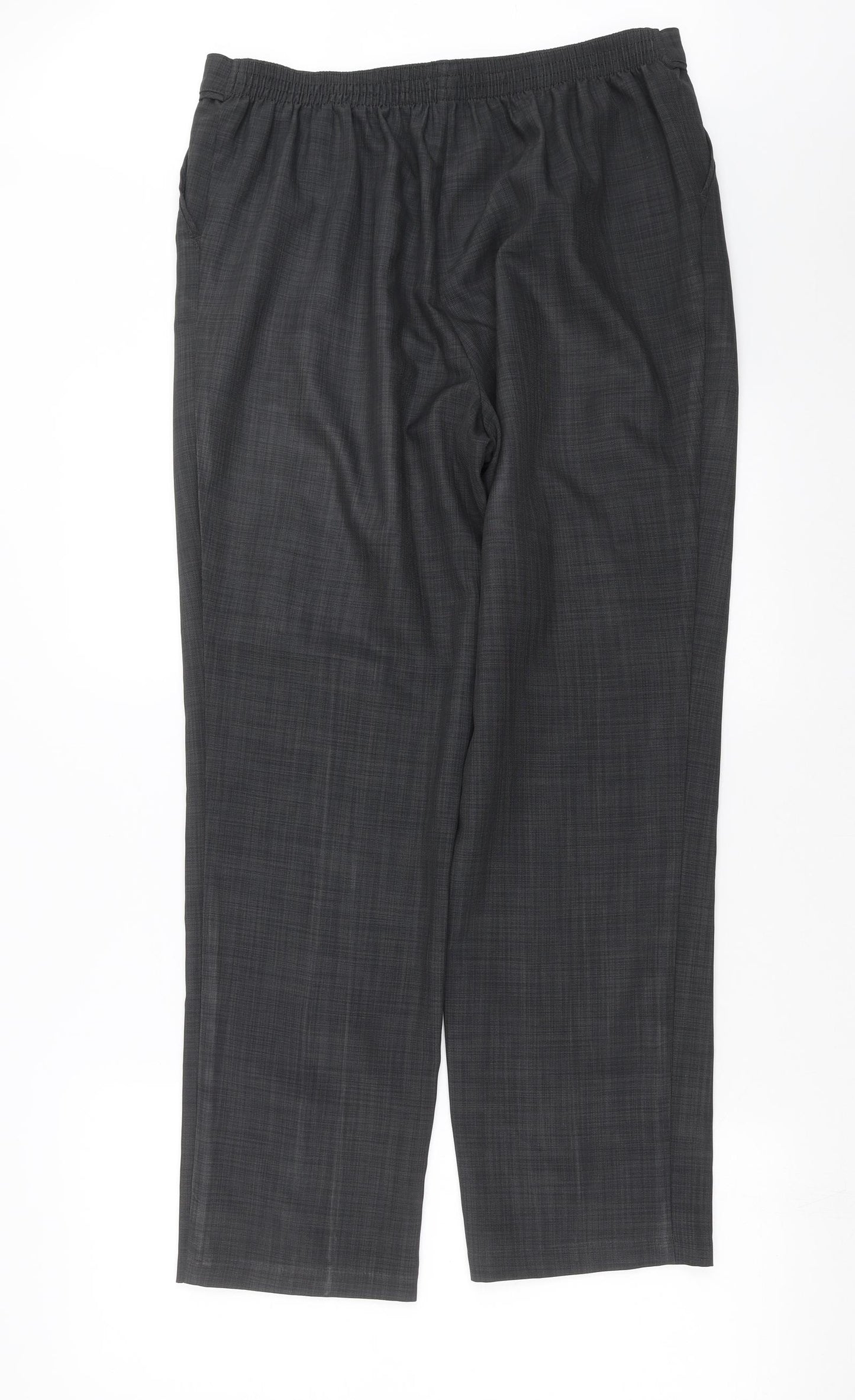 Marks and Spencer Womens Grey   Trousers  Size 14 L29 in
