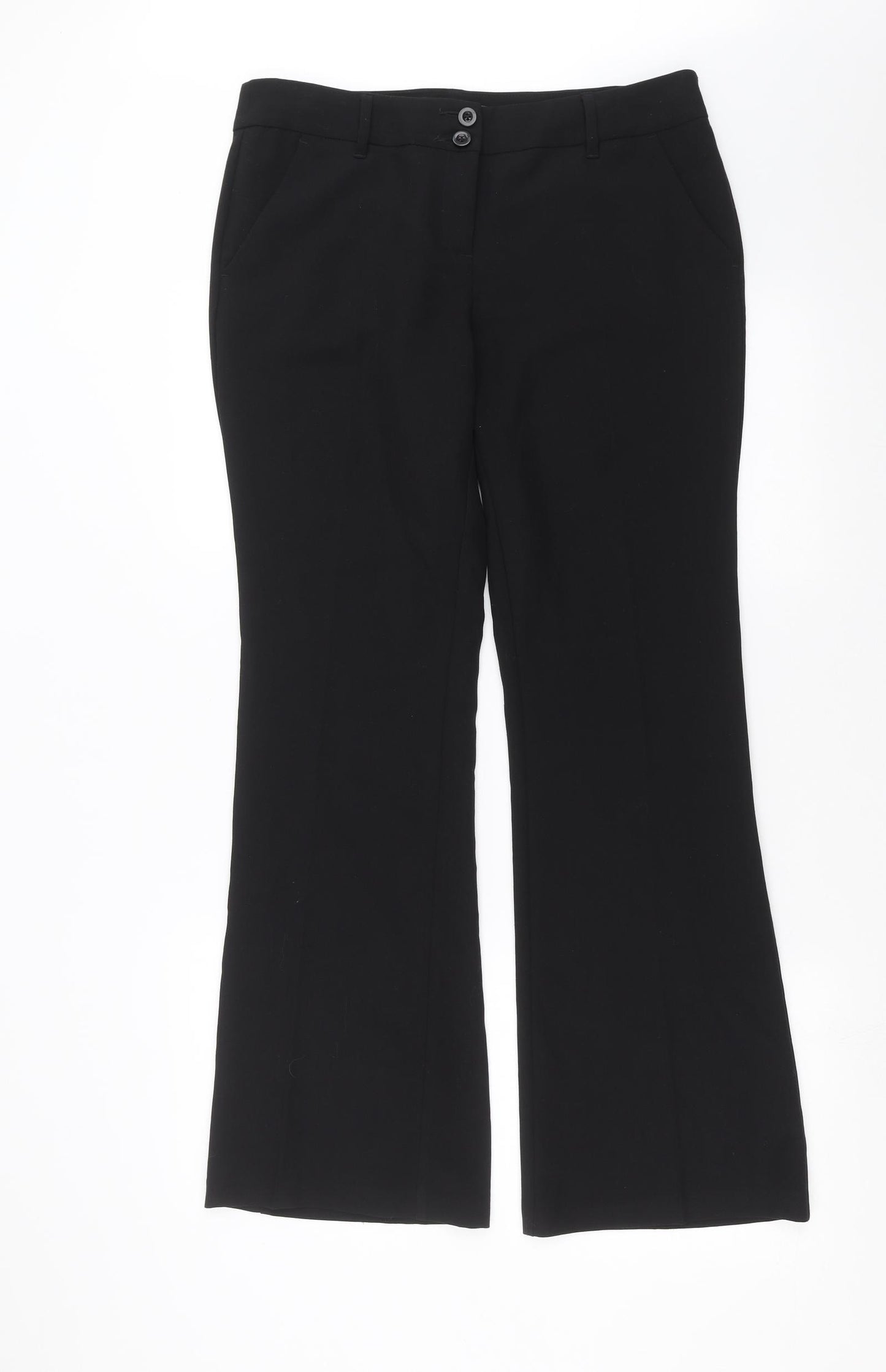 NEXT Womens Black   Trousers  Size 12 L31 in