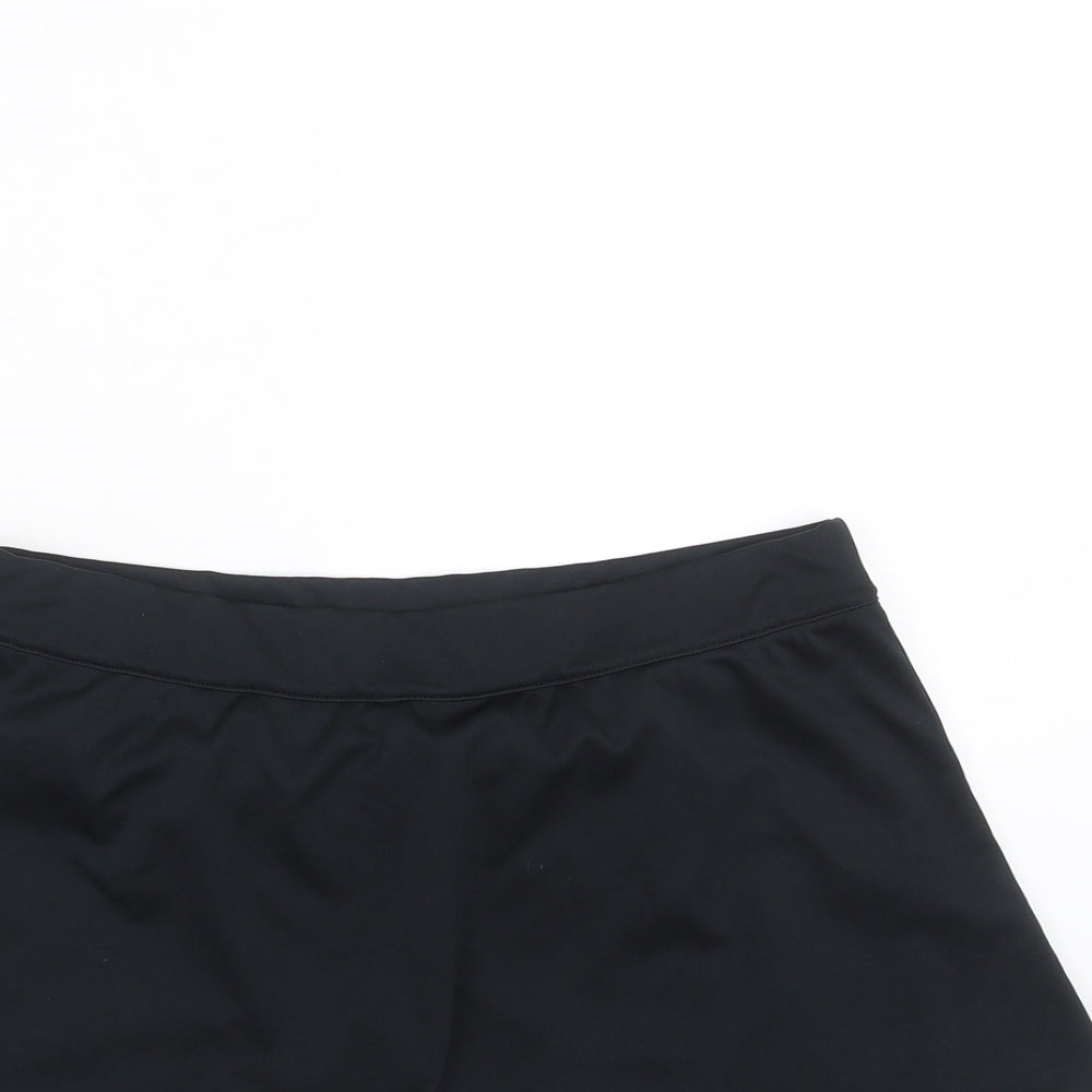 adidas Womens Black   Skater Skort Size M  - Climalite