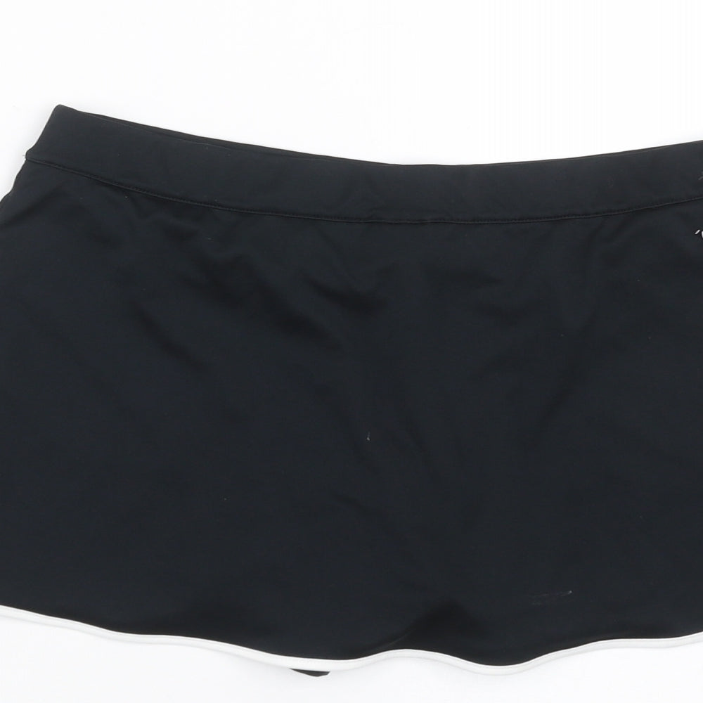 adidas Womens Black   Skater Skort Size M  - Climalite
