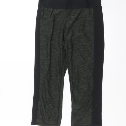 H&M Womens Green   Cropped Leggings Size M L18 in