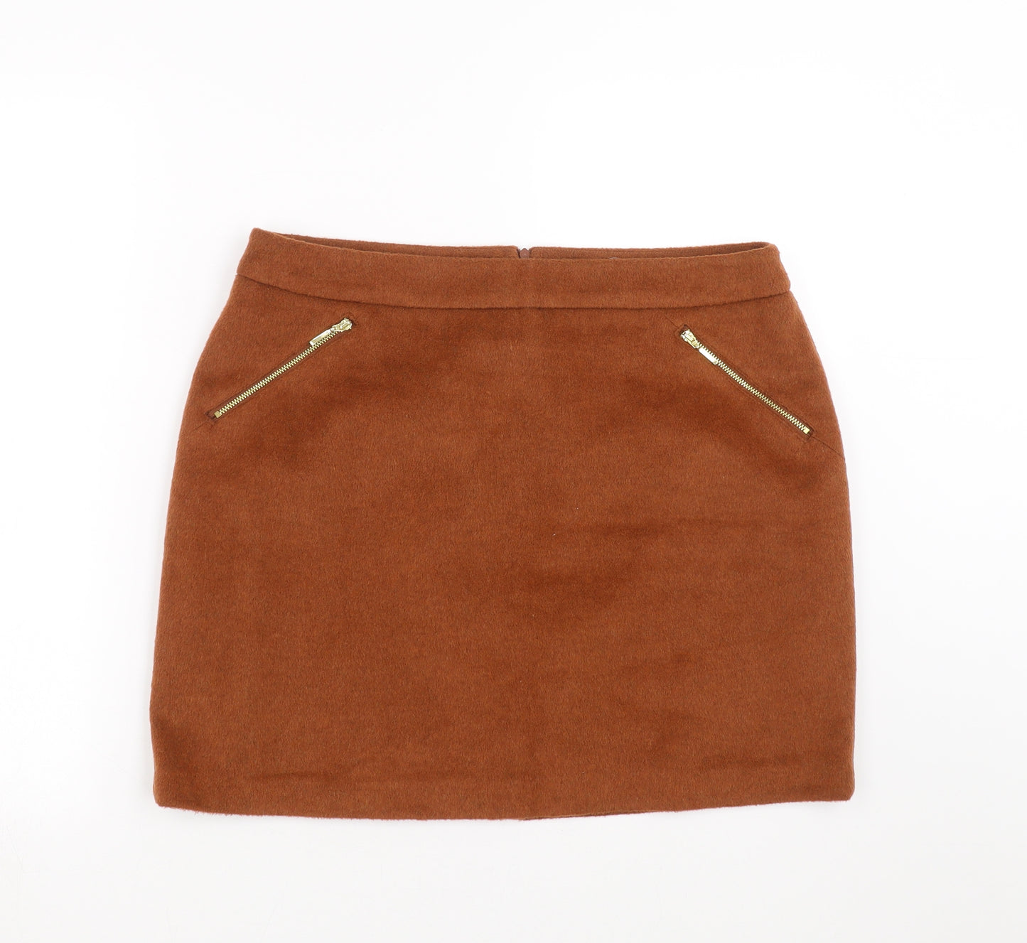 George Womens Brown   Straight & Pencil Skirt Size 14