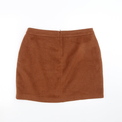 George Womens Brown   Straight & Pencil Skirt Size 14