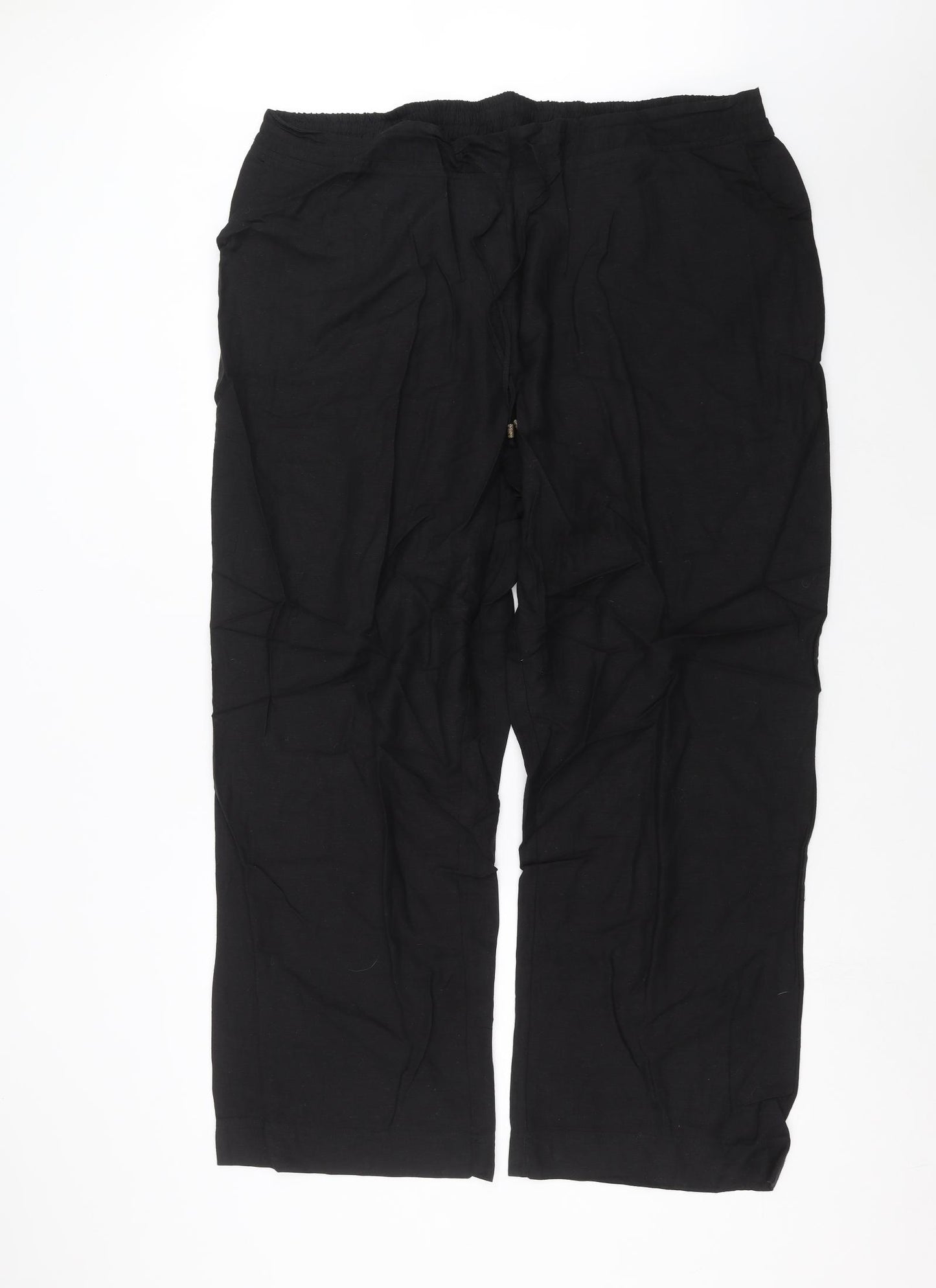 Anthology Womens Black   Trousers  Size 24 L29 in