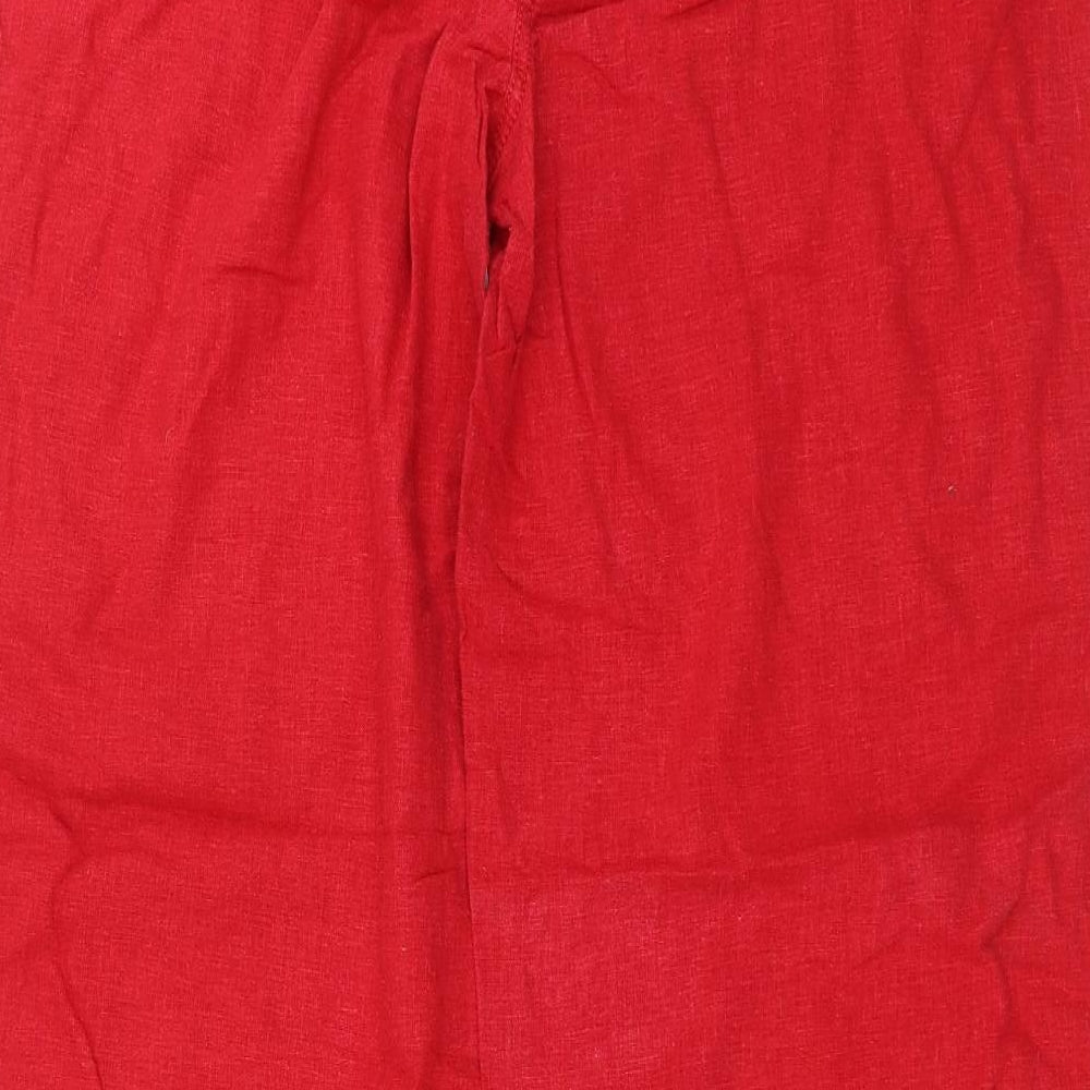NEXT Womens Red   Trousers  Size 16 L31 in