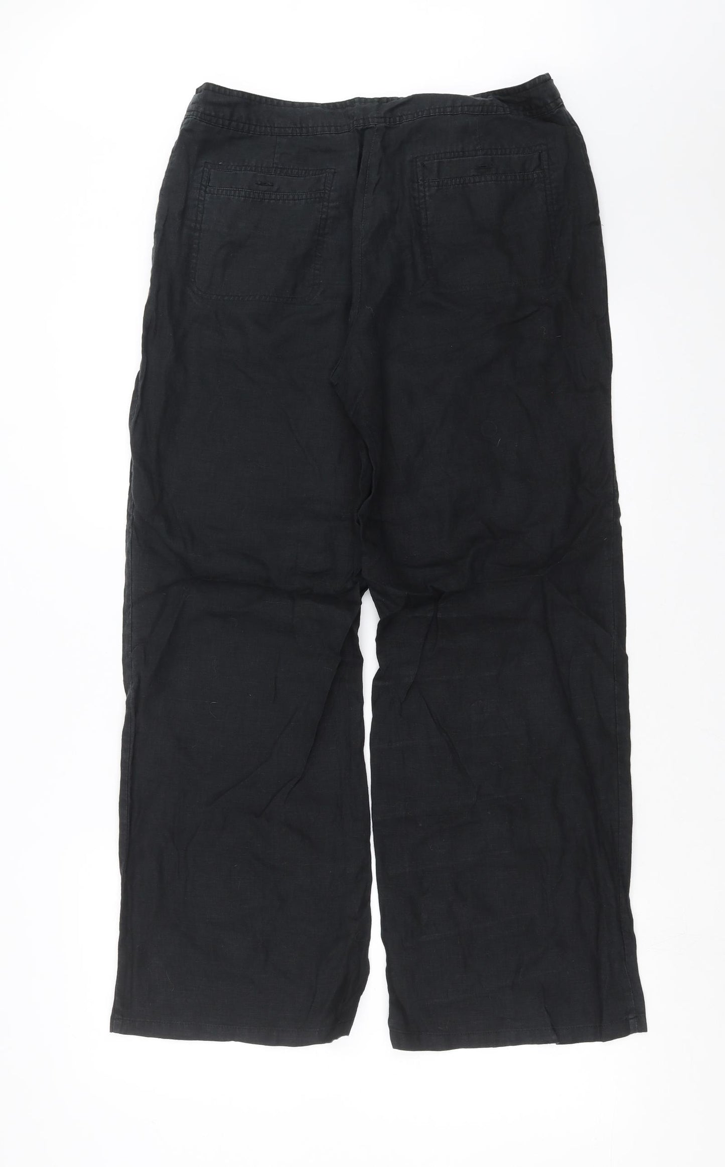 TU Womens Black   Trousers  Size 12 L29 in