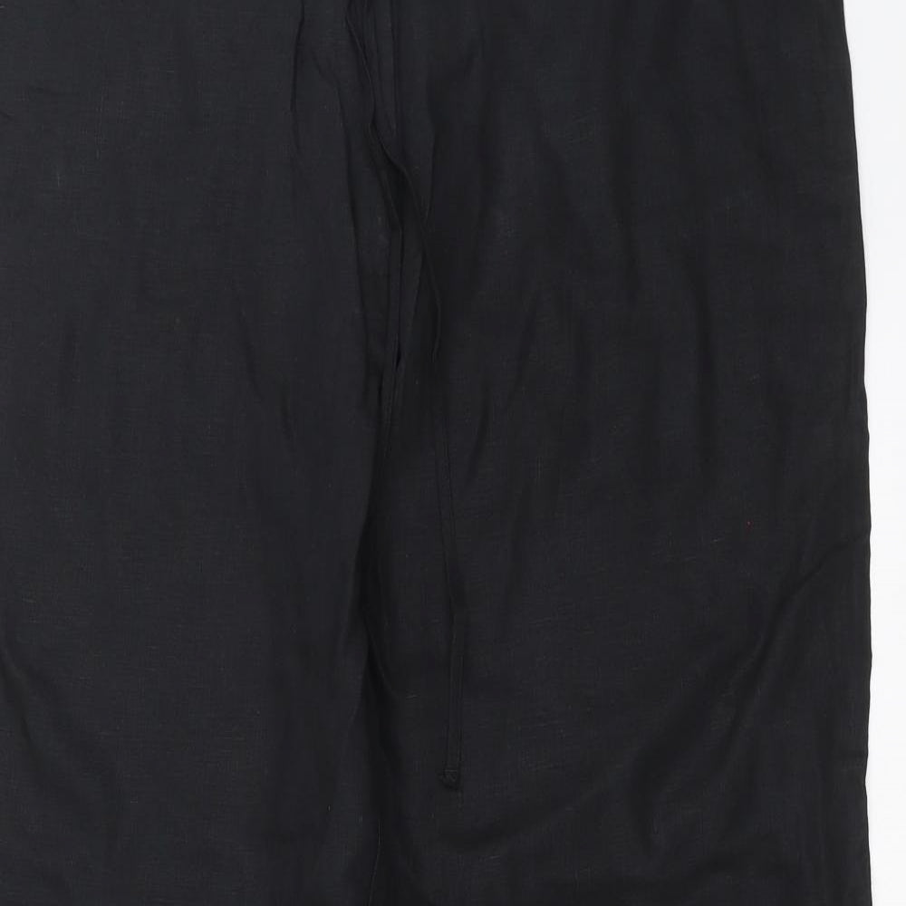 Marks and Spencer Womens Black   Trousers  Size 16 L27 in - short Leg