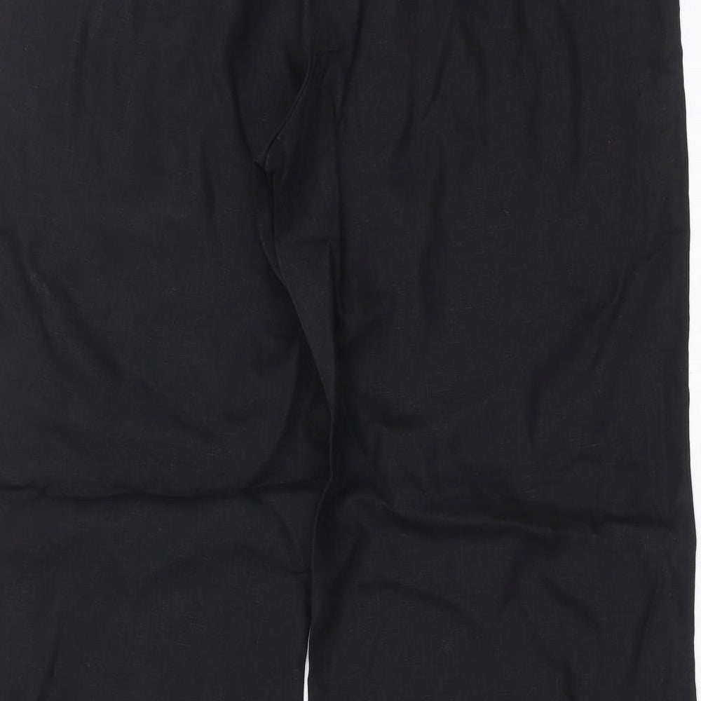 Marks and Spencer Womens Black   Trousers  Size 16 L27 in - short Leg