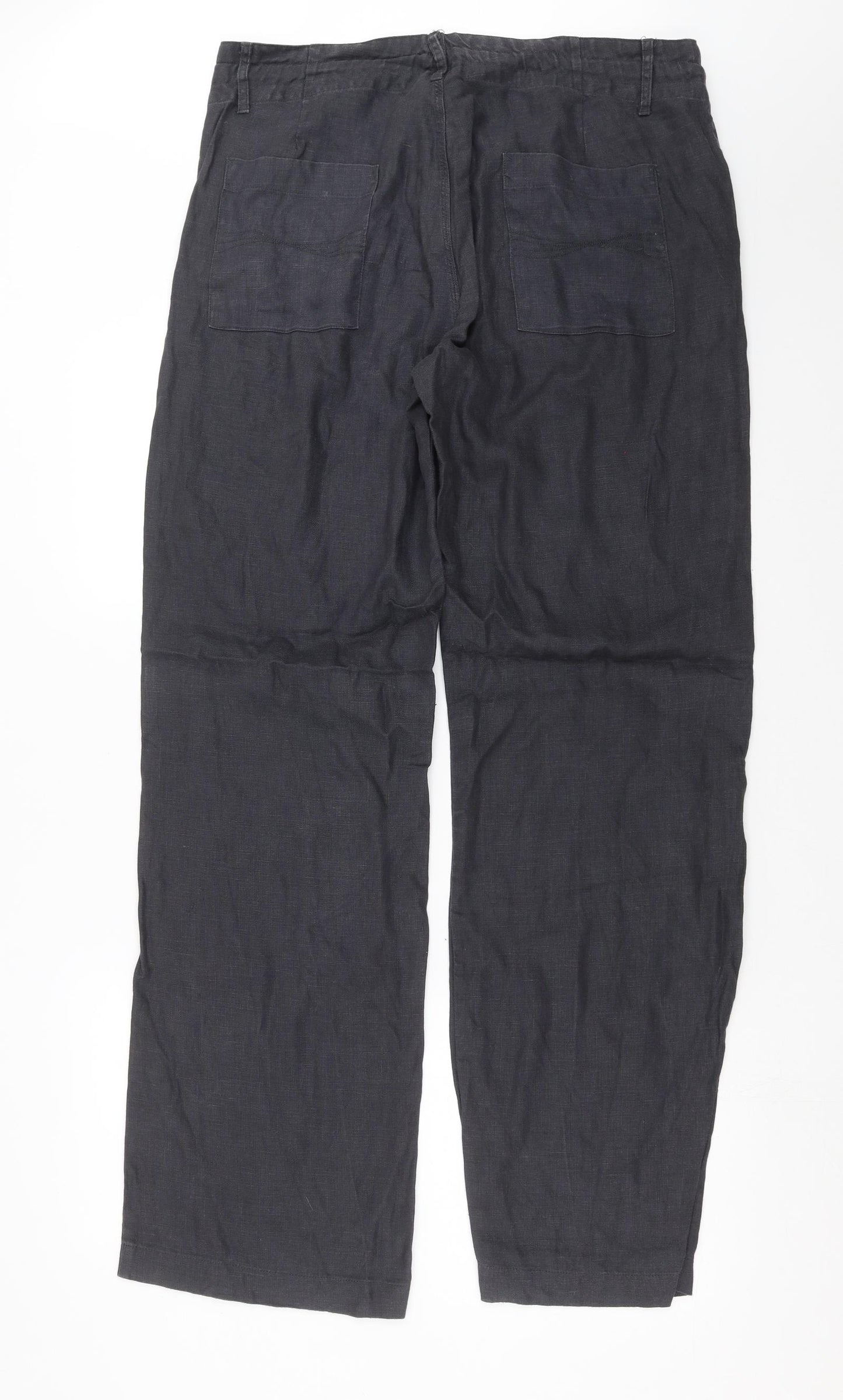 SOFT GREY Womens Grey   Trousers  Size 18 L34 in