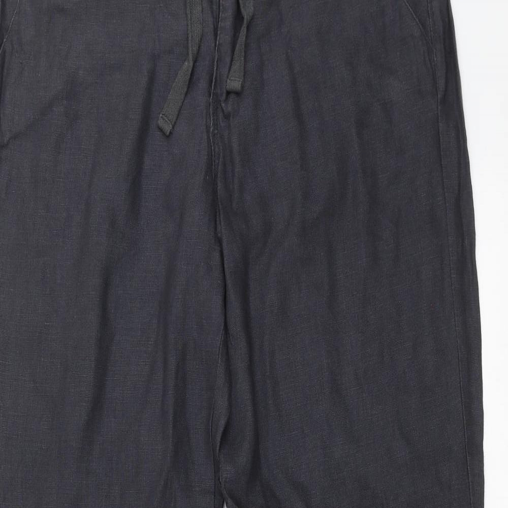 SOFT GREY Womens Grey   Trousers  Size 18 L34 in