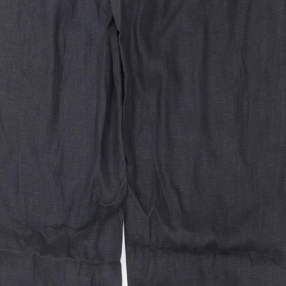 SOFT GREY Womens Grey   Trousers  Size 18 L34 in