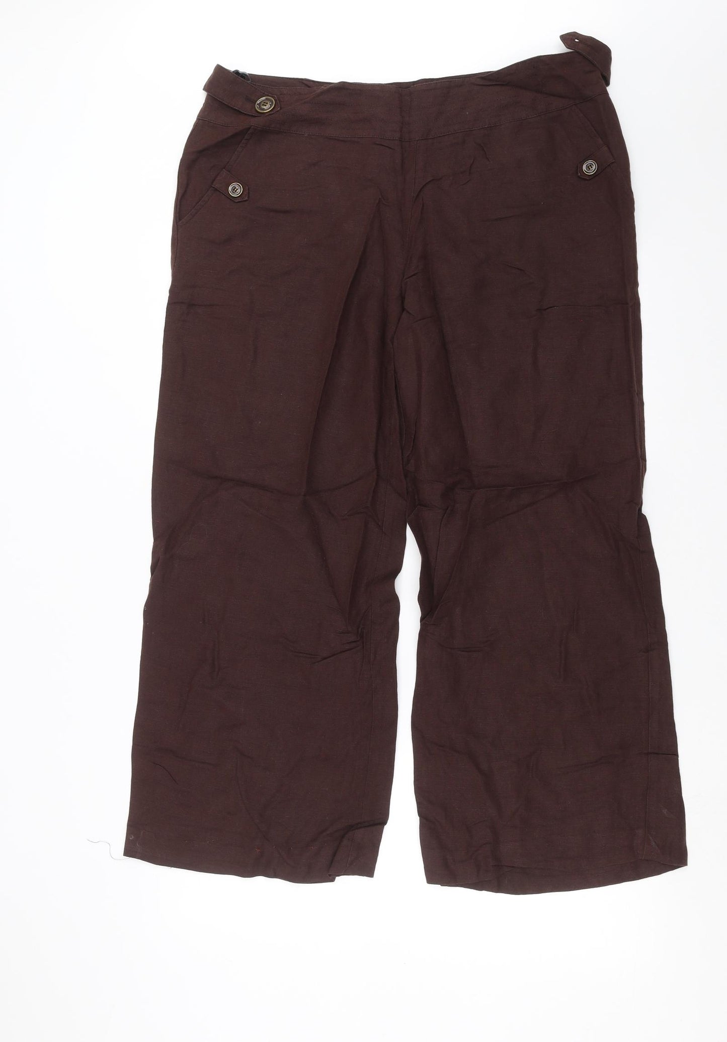 Et vous Womens Brown   Trousers  Size 16 L28 in