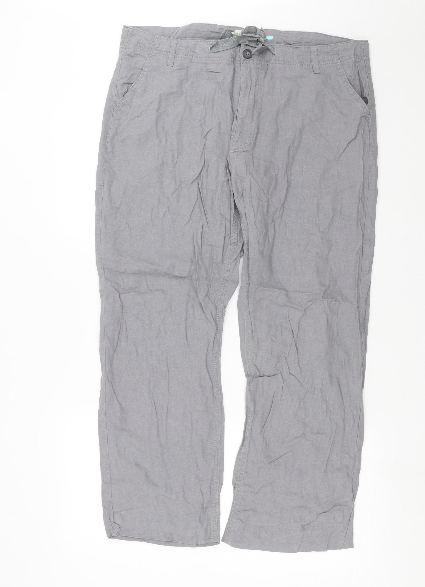 Avenue Womens Grey   Trousers  Size 38 in L29 in