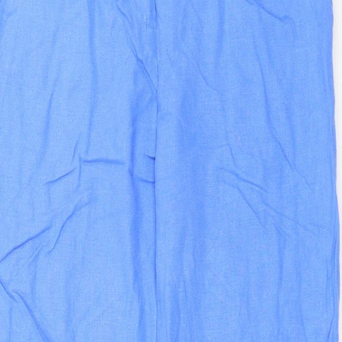 Marks and Spencer Womens Blue   Trousers  Size 10 L26 in - tapered peg trousers