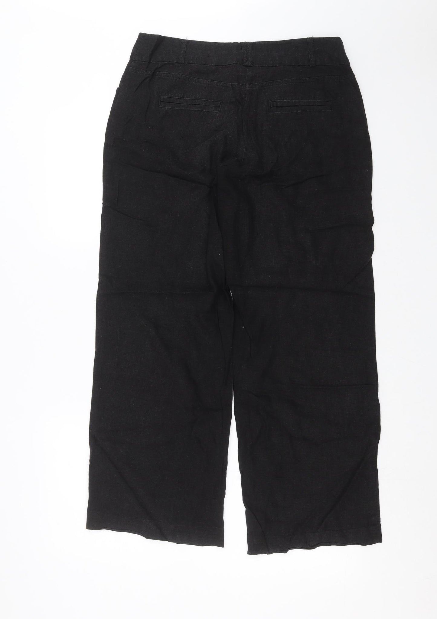 Wallis Womens Black   Trousers  Size 10 L28 in