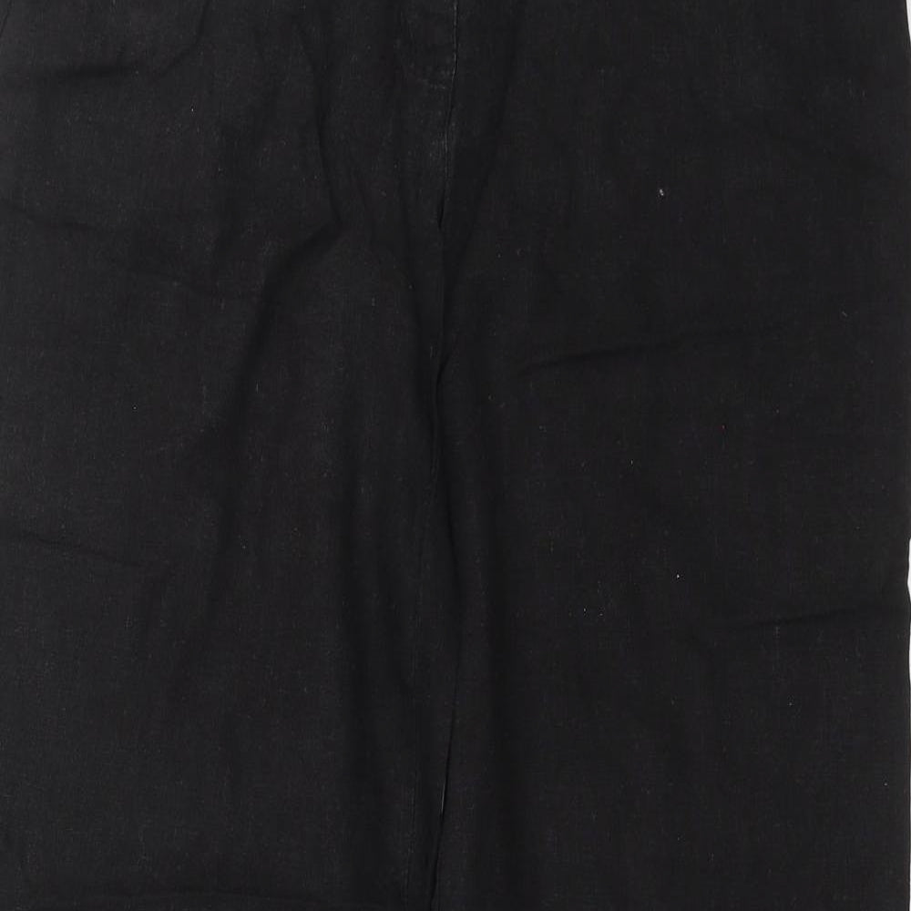 Wallis Womens Black   Trousers  Size 10 L28 in
