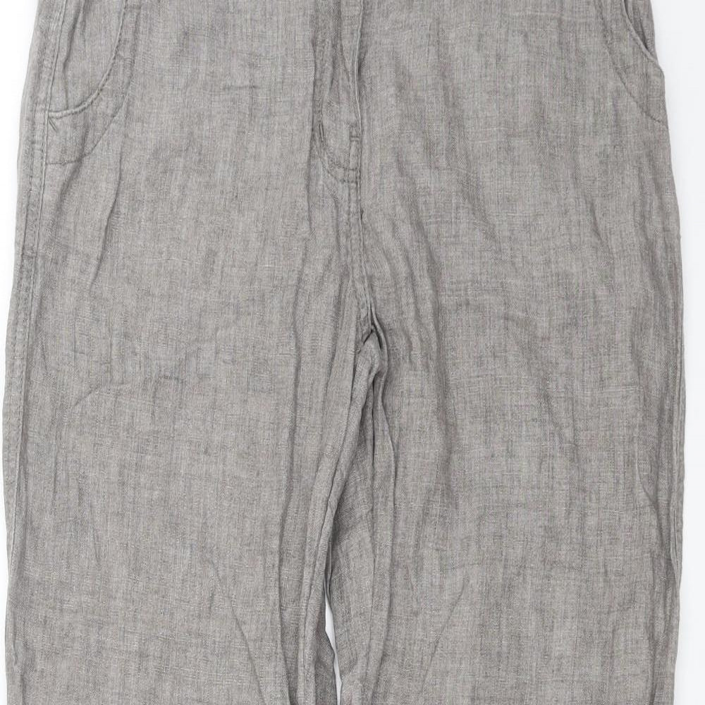 George Womens Grey   Trousers  Size 10 L27 in