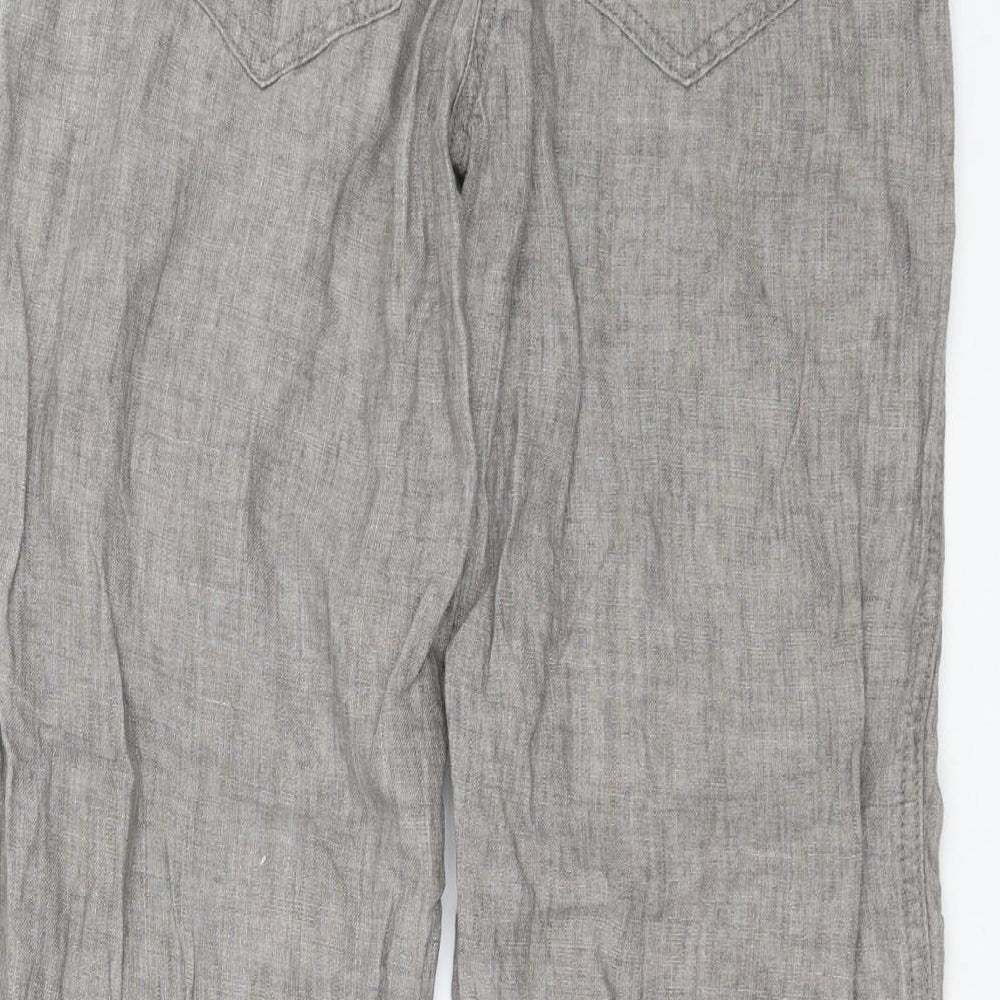 George Womens Grey   Trousers  Size 10 L27 in