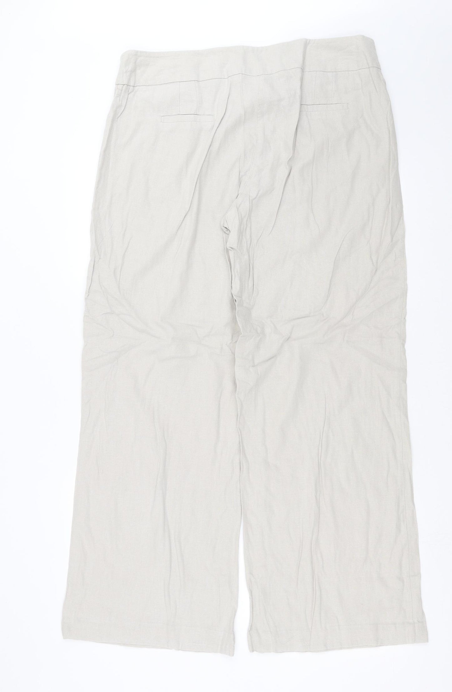 George Womens Beige   Trousers  Size 16 L30 in