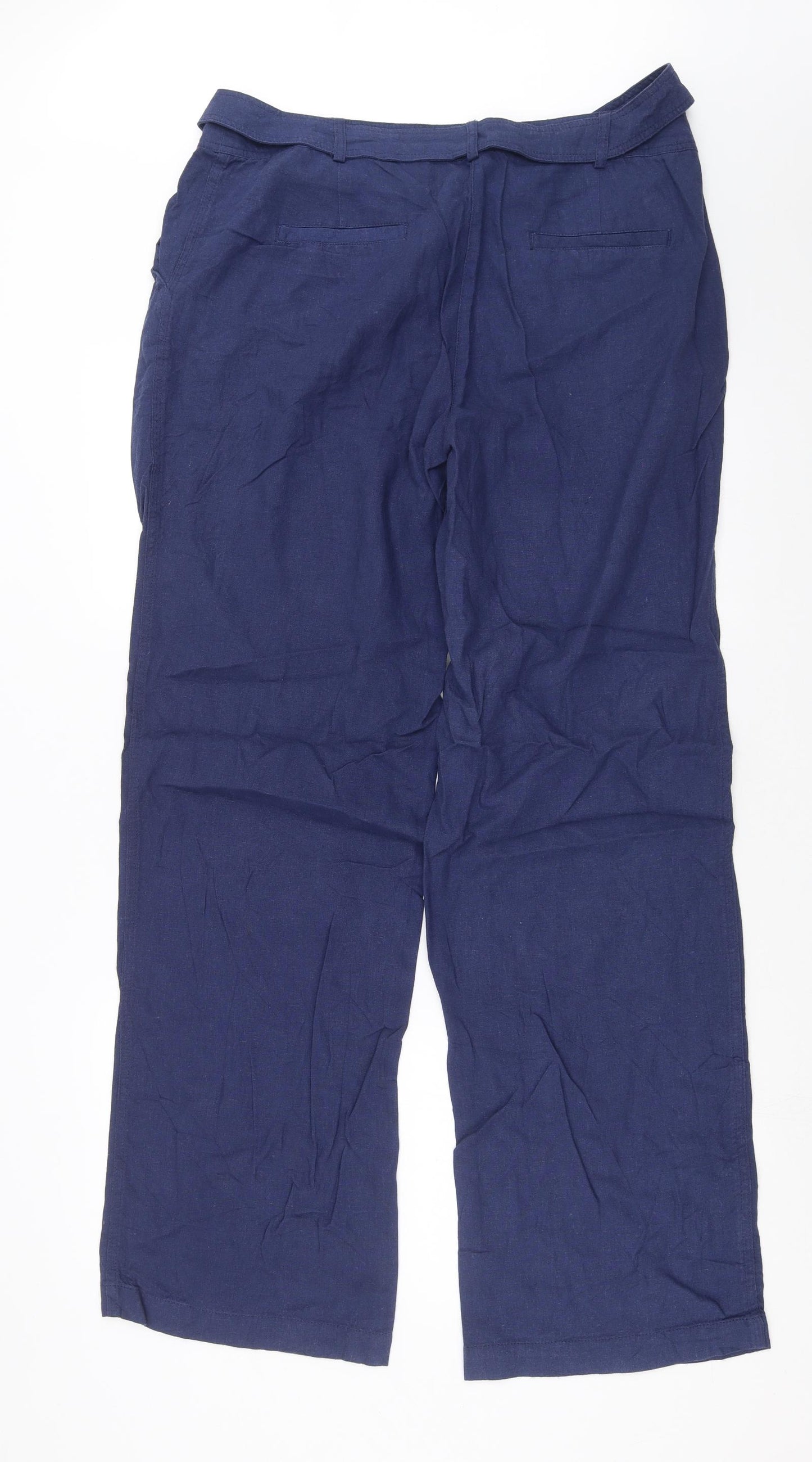 Very Womens Blue   Trousers  Size 16 L33 in