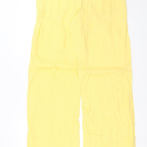 Primark Womens Yellow   Trousers  Size 14 L32 in