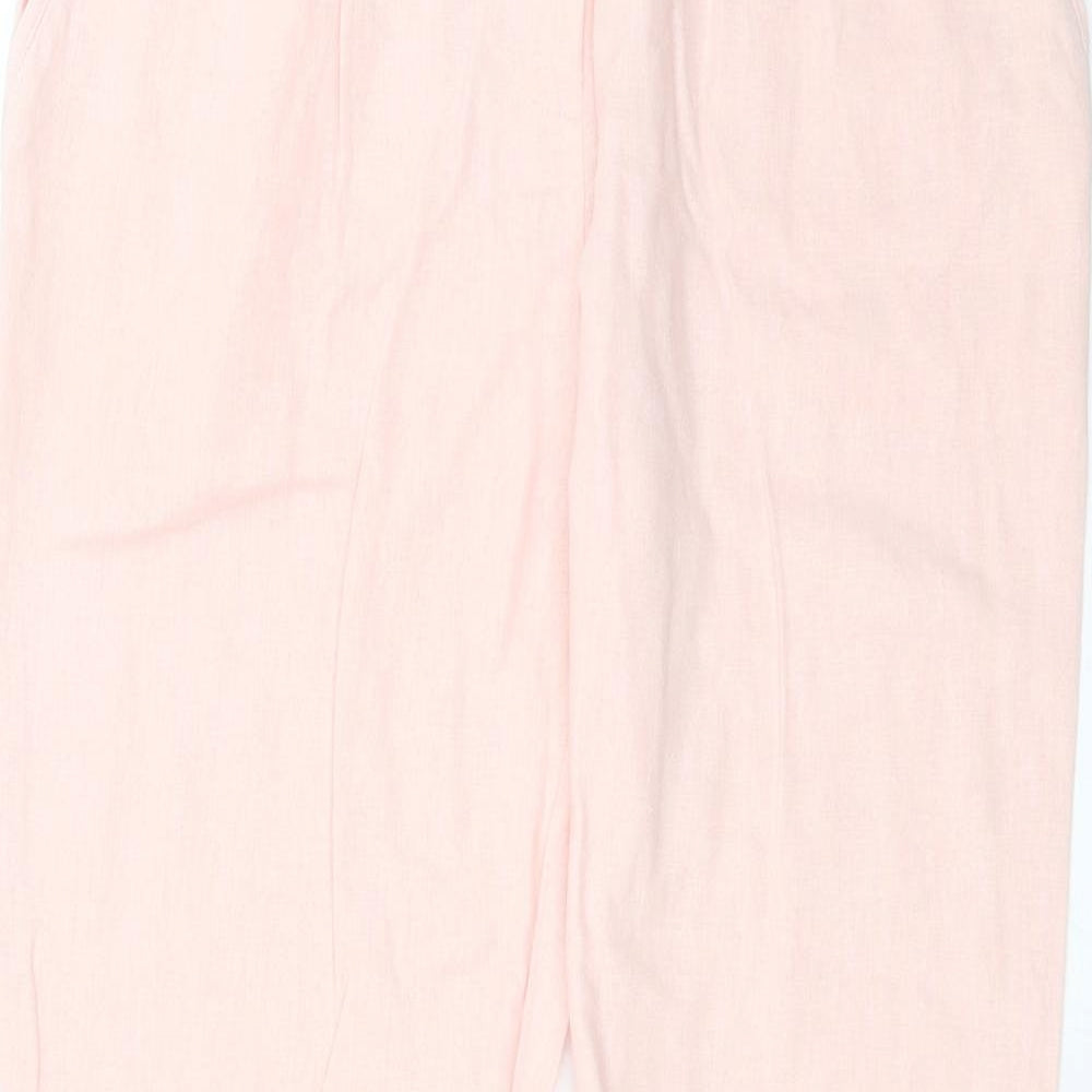 Primark Womens Pink   Trousers  Size 10 L28 in