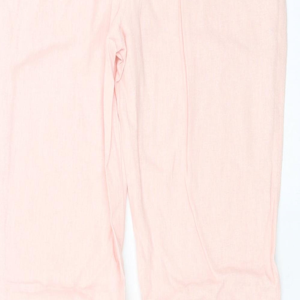 Primark Womens Pink   Trousers  Size 10 L28 in