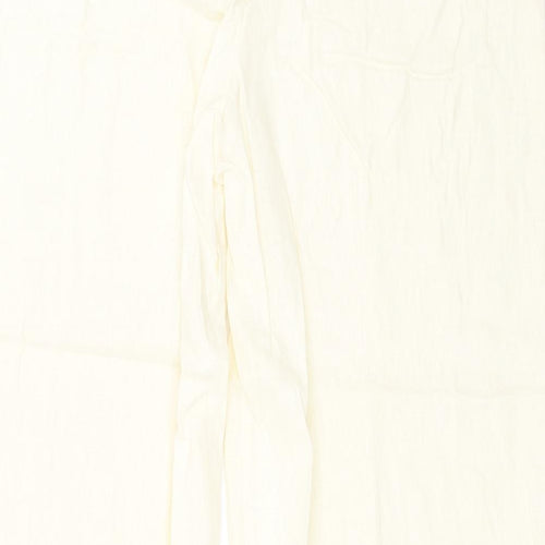Very Womens Ivory   Trousers  Size 16 L24 in - cropped