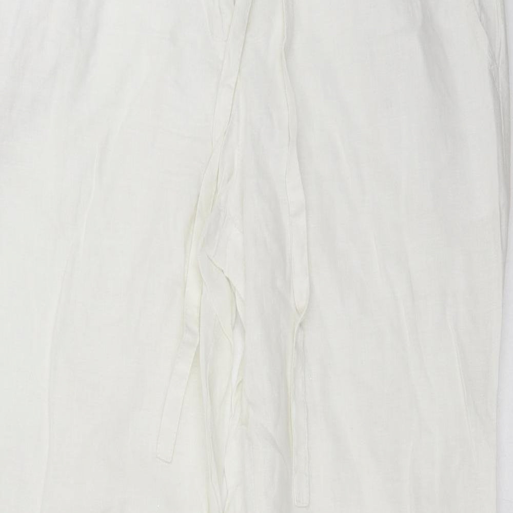 TU Womens White   Trousers  Size 10 L27 in