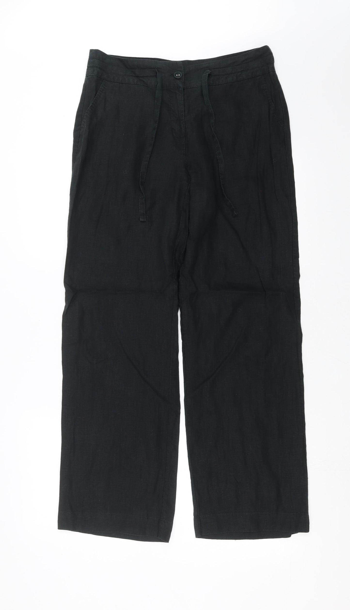 TU Womens Black   Trousers  Size 10 L30 in