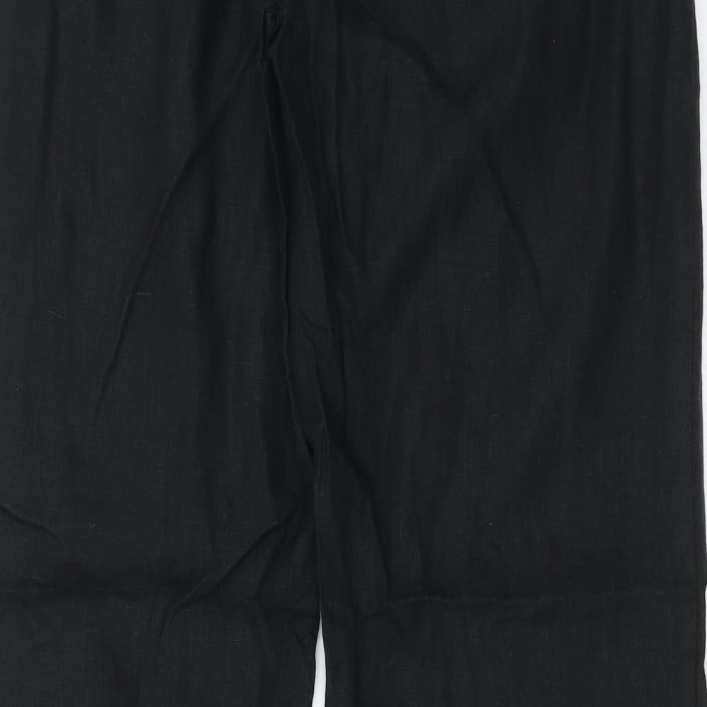 TU Womens Black   Trousers  Size 10 L30 in