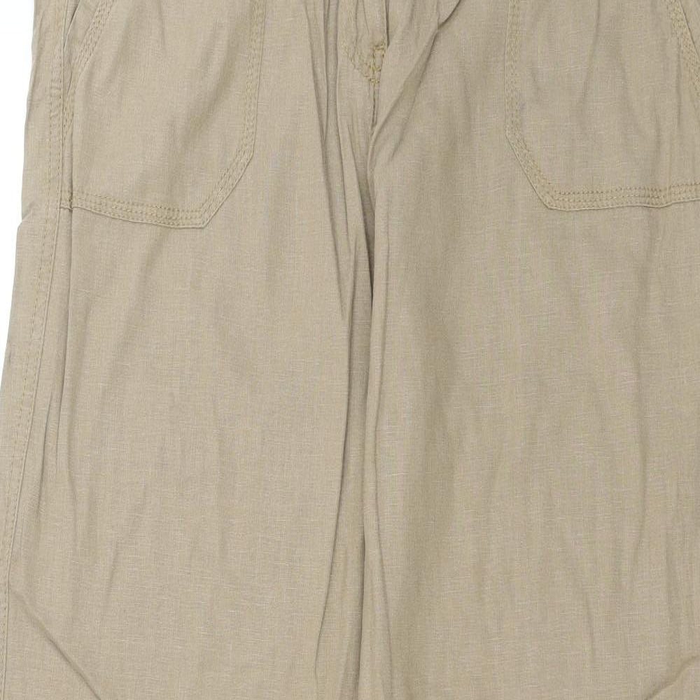 Marks and Spencer Womens Beige   Trousers  Size 16 L30 in
