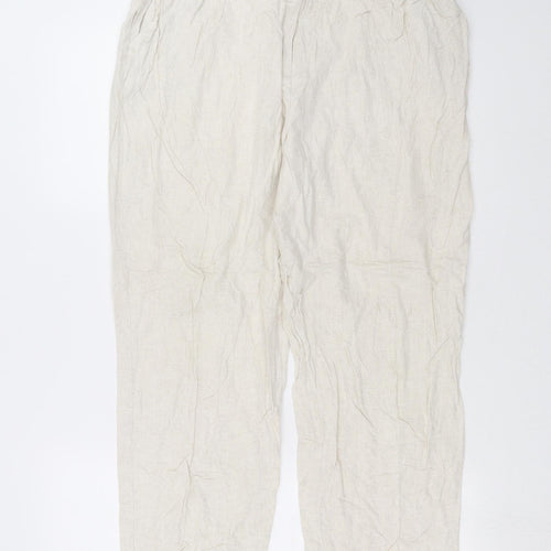 Kaleidoscope Womens Beige   Trousers  Size 18 L25 in