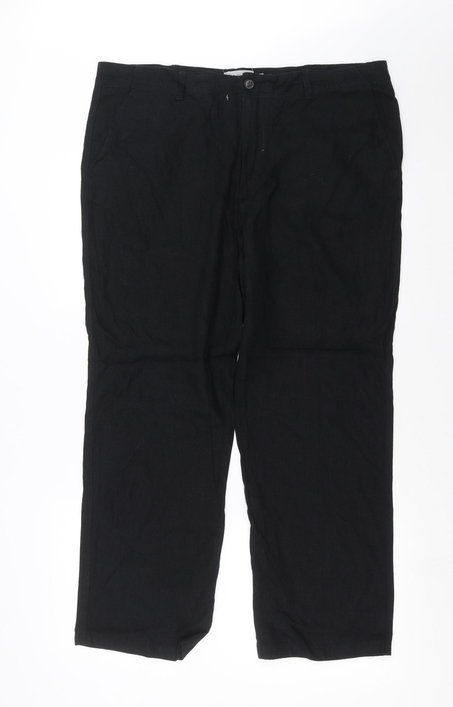 Marks and Spencer Mens Black   Trousers  Size 38 in L28 in