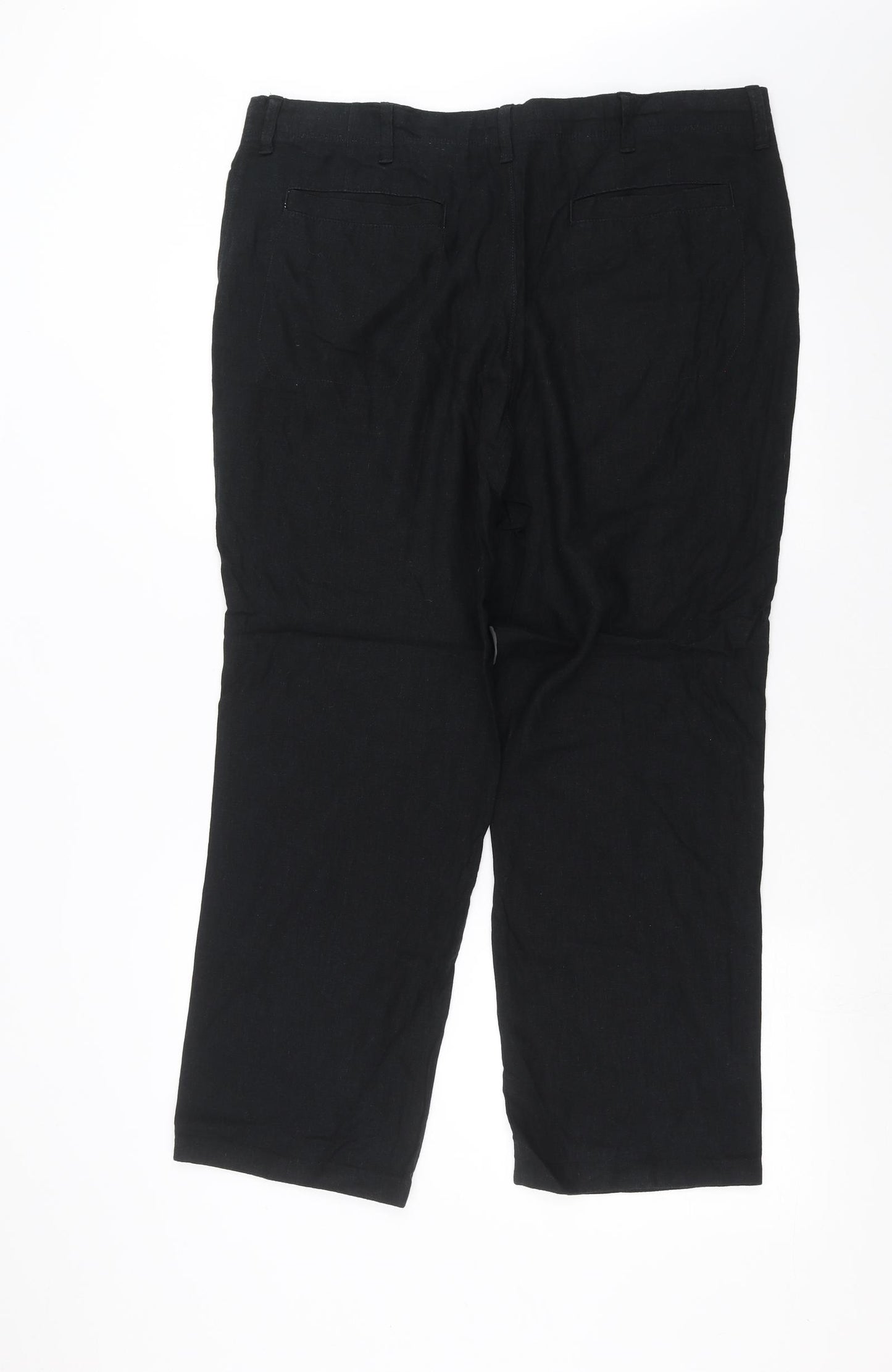 Marks and Spencer Mens Black   Trousers  Size 38 in L28 in