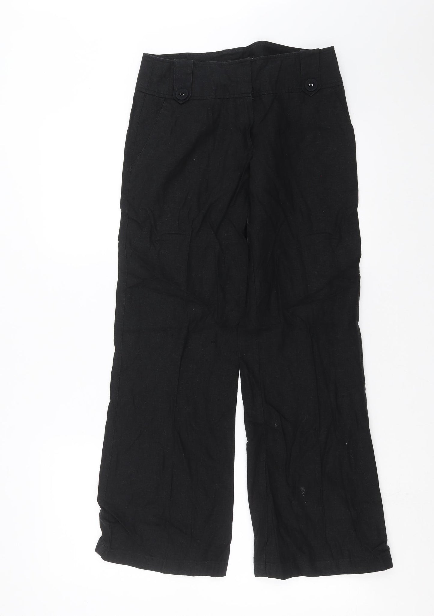 Primark Womens Black   Trousers  Size 8 L28 in